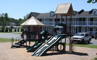 kids playground with slide